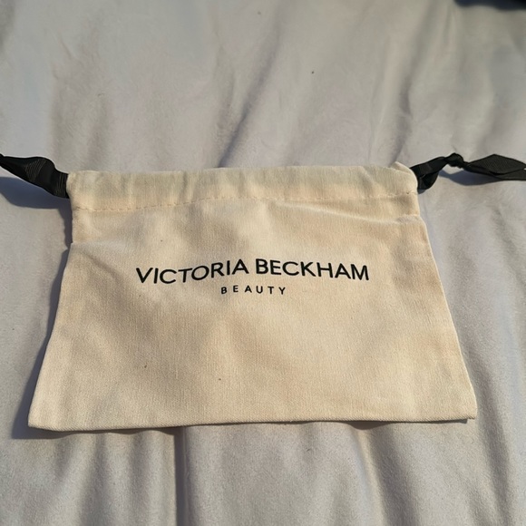 Canvas Makeup Tote. Cotton w/drawstring. New - Picture 2 of 2